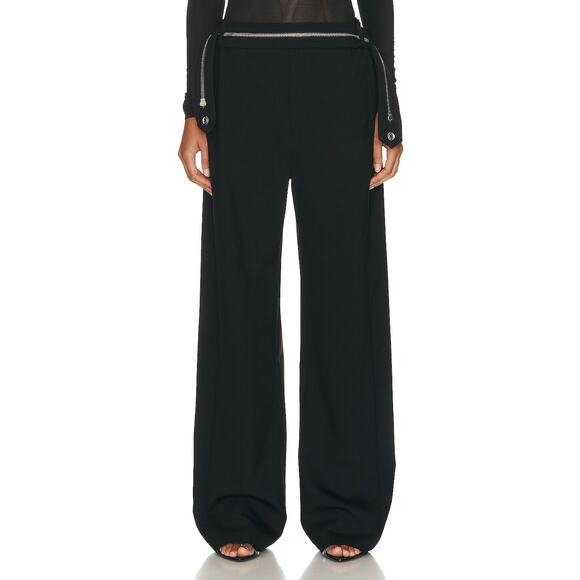 Dion Lee Zip Black Wool Access Trouser Size M - Picture 1 of 4